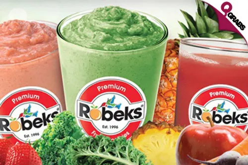 For QR25 Be Healthy with Smoothies and Juices at Robeks! (Value QR50)